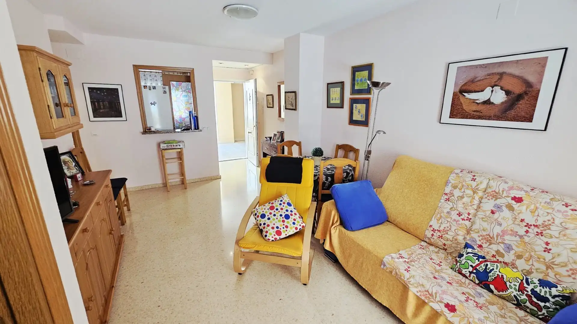 Sala d'estar de Apartament en venda en Oropesa del Mar / Orpesa amb Aire condicionat, Calefacció i Terrassa