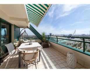 Terrace of Attic to rent in  Valencia Capital  with Air Conditioner, Terrace and Swimming Pool