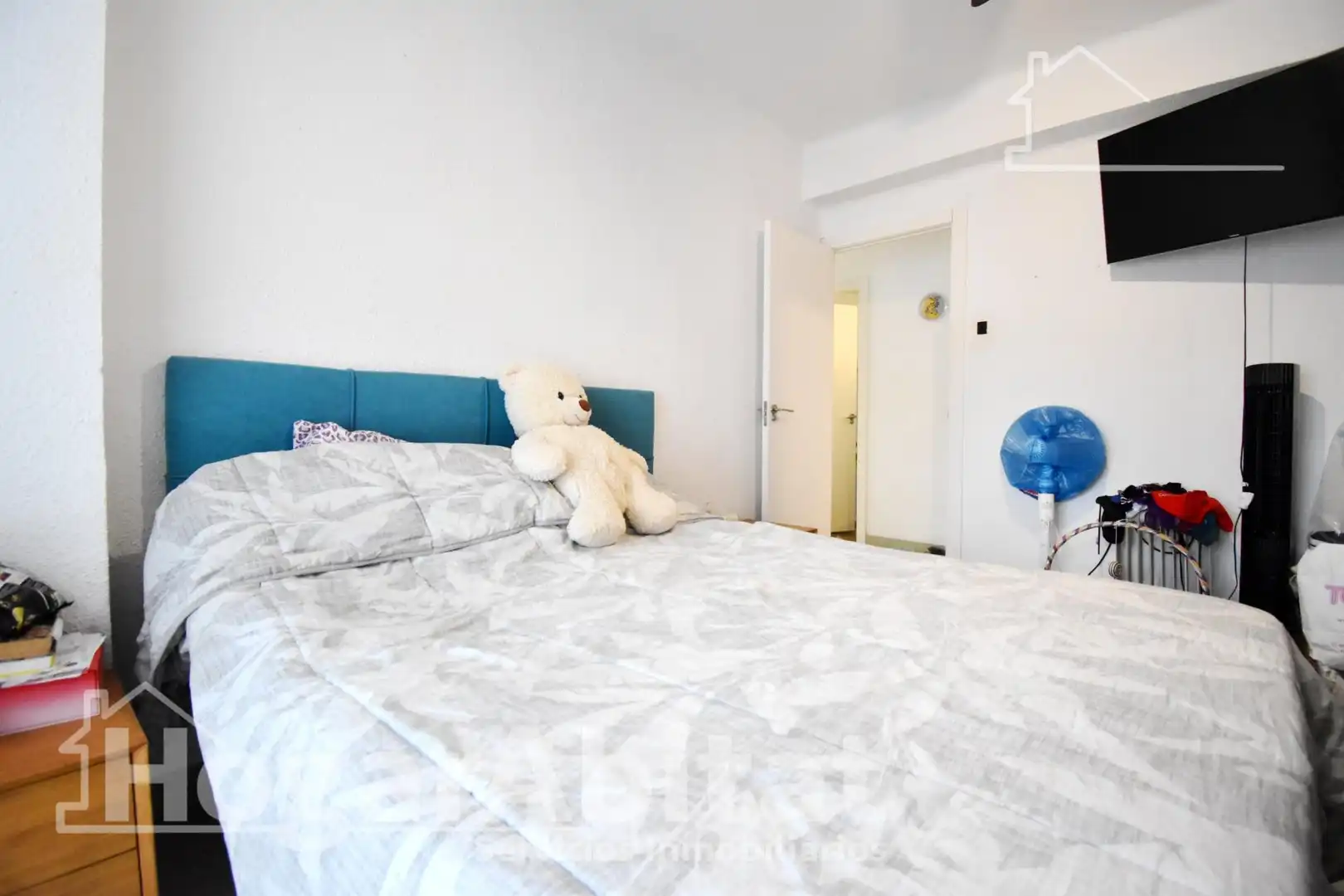 Bedroom of Flat for sale in Oliva  with Parquet flooring, Furnished and Balcony