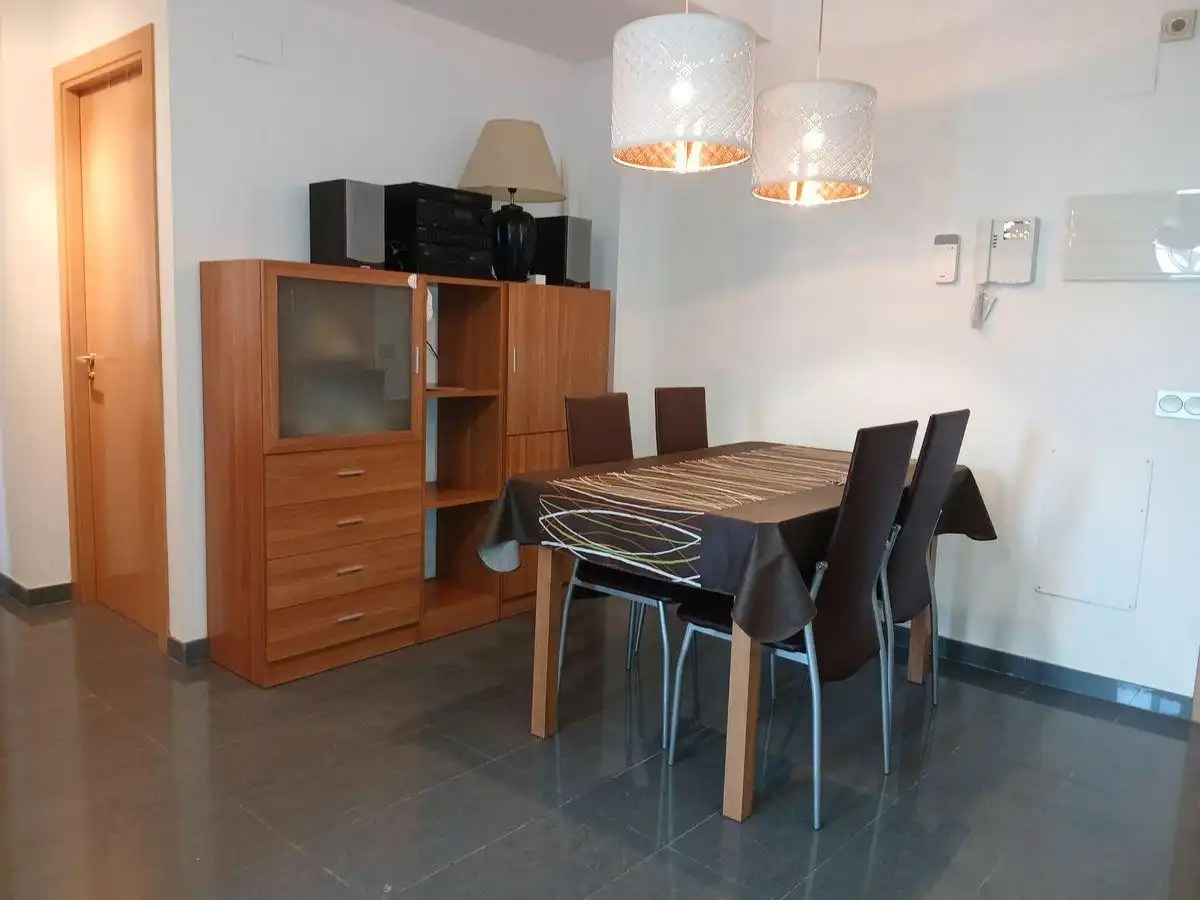 Comedor de Apartamento en venta en Deltebre con Terraza, Amueblado y Piscina comunitaria