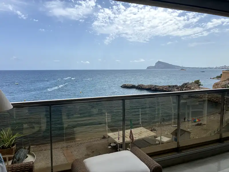 Vista exterior de Apartamento de alquiler en Altea con Aire acondicionado, Calefacción y Terraza