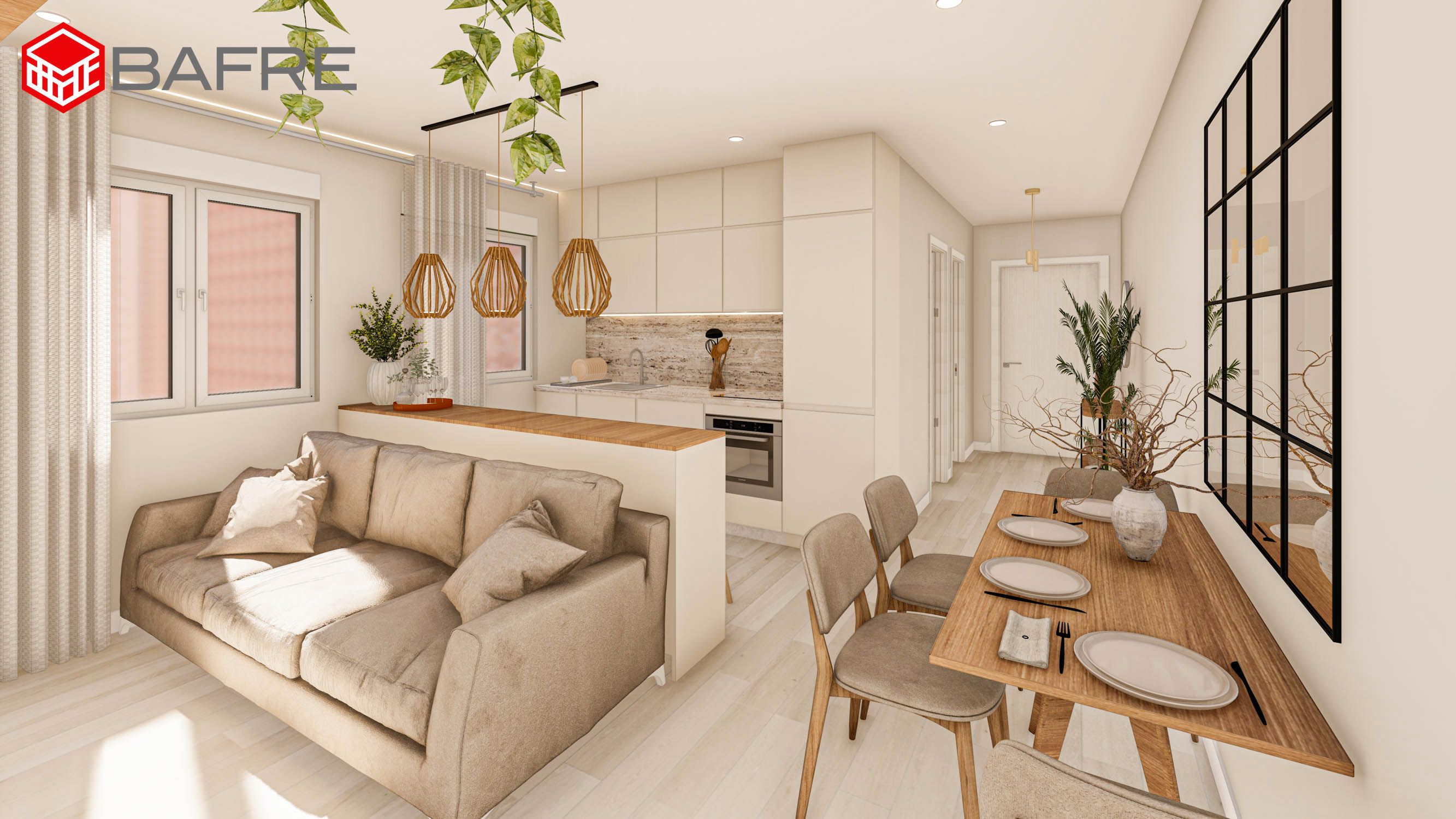 Cocina de Piso en venta en  Madrid Capital con Calefacción y Terraza