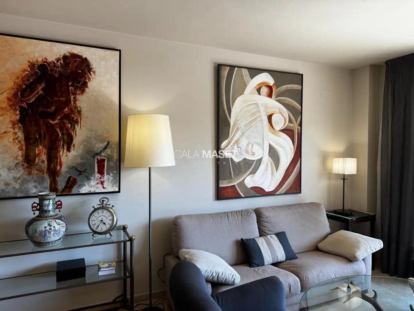 Living room of Attic for sale in Sant Feliu de Guíxols  with Heating, Terrace and Swimming Pool