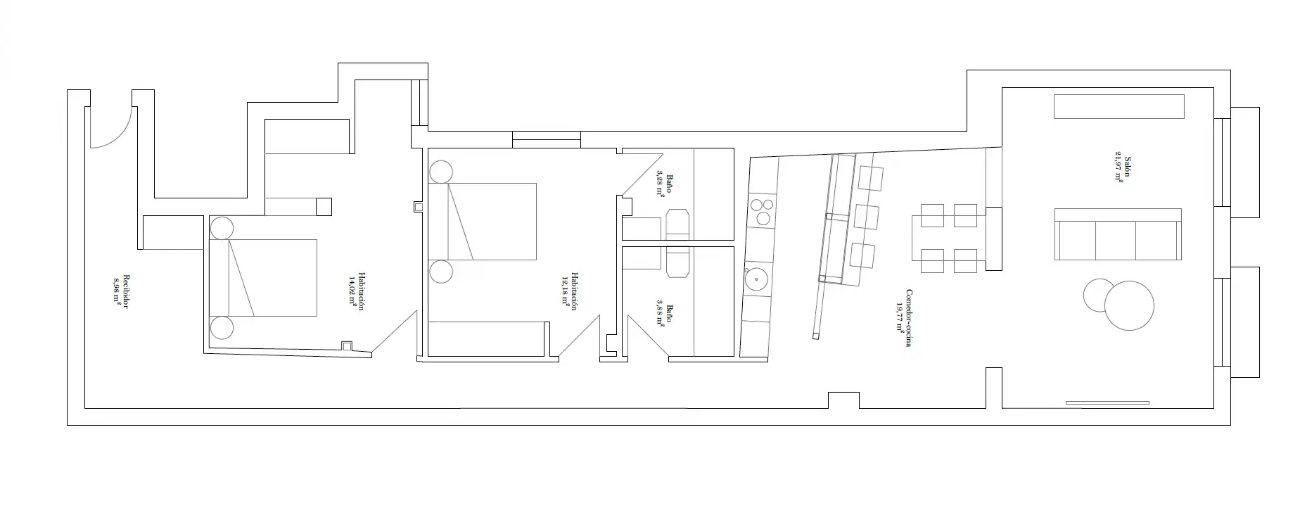 Flat for sale in Carrera de San Jerónimo, Sol