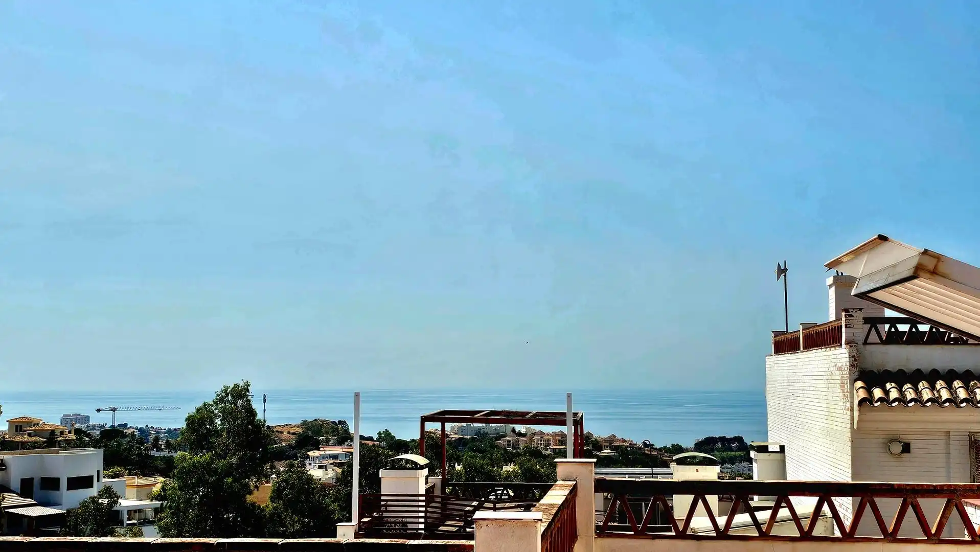 Terrassa de Casa adosada en venda en Benalmádena amb Aire condicionat, Jardí privat i Terrassa