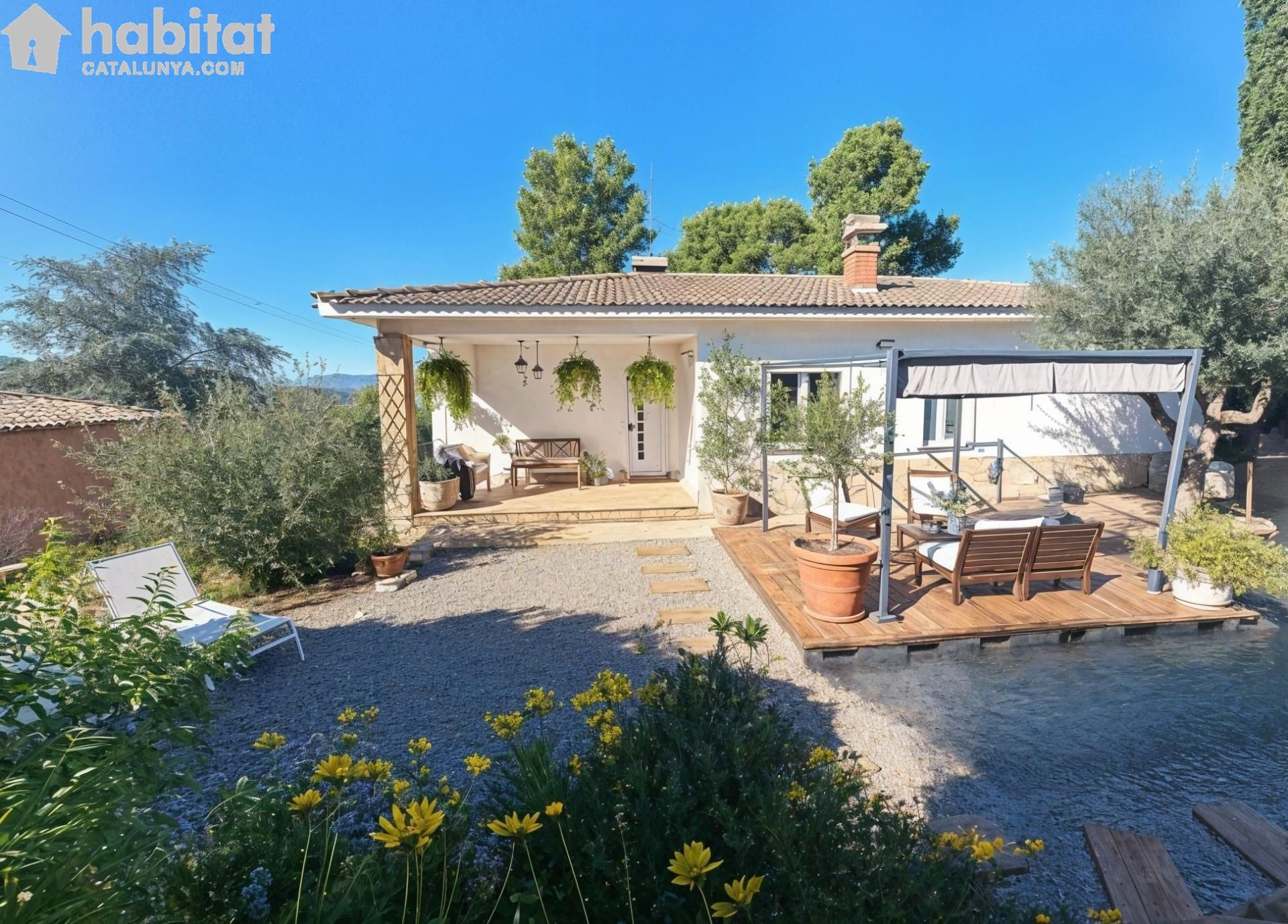Exterior view of House or chalet for sale in Castellví de Rosanes  with Heating, Private garden and Terrace