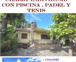 Exterior view of House or chalet for sale in Santa María del Tiétar  with Private garden and Community pool