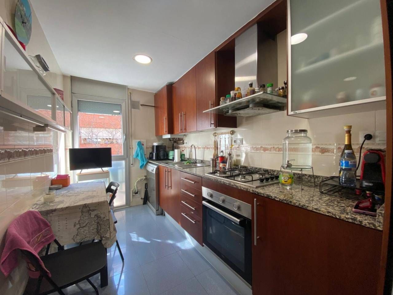 Kitchen of Flat for sale in Terrassa  with Heating, Parquet flooring and Community pool