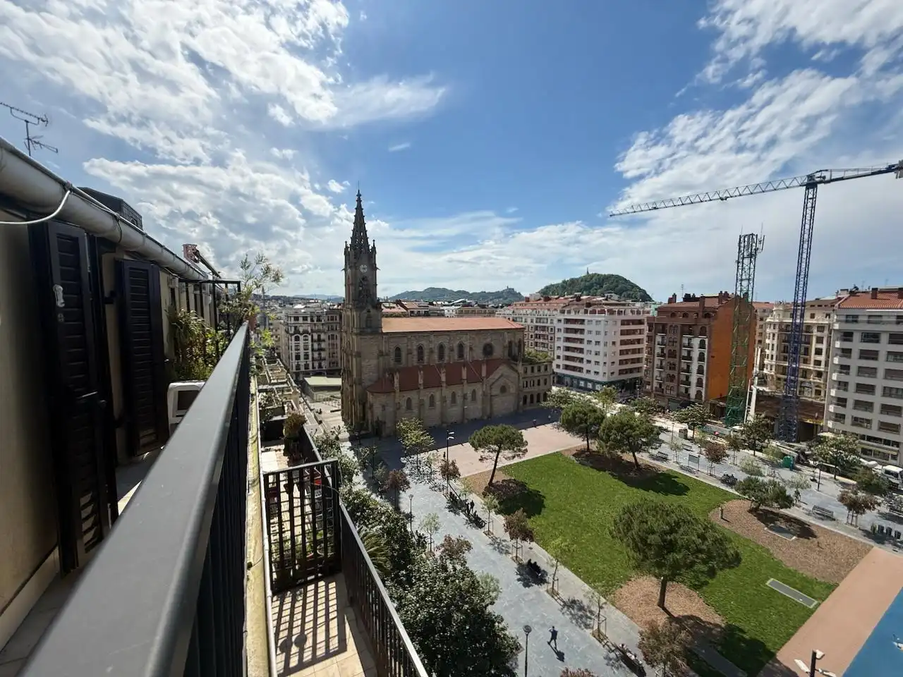 Terrasse von Dachboden zum Verkauf in Donostia - San Sebastián  mit Klimaanlage und Balkon