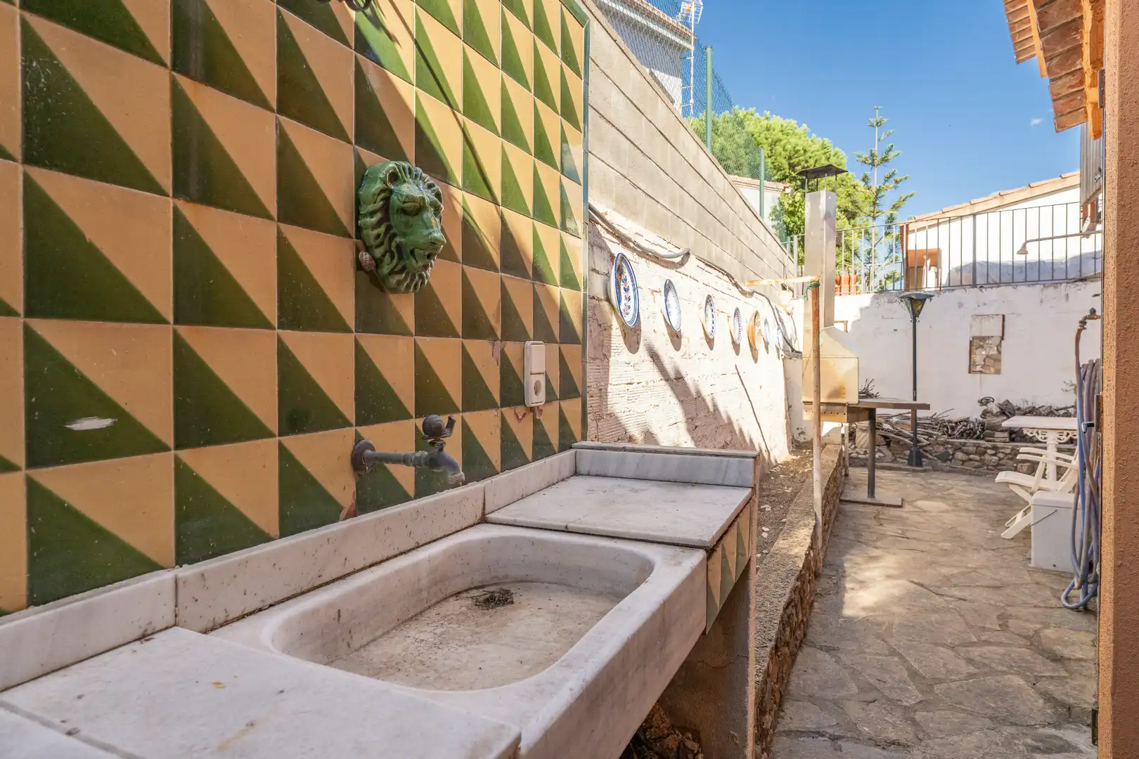 Jardí de Casa o xalet en venda en Les Borges del Camp amb Calefacció, Jardí privat i Terrassa