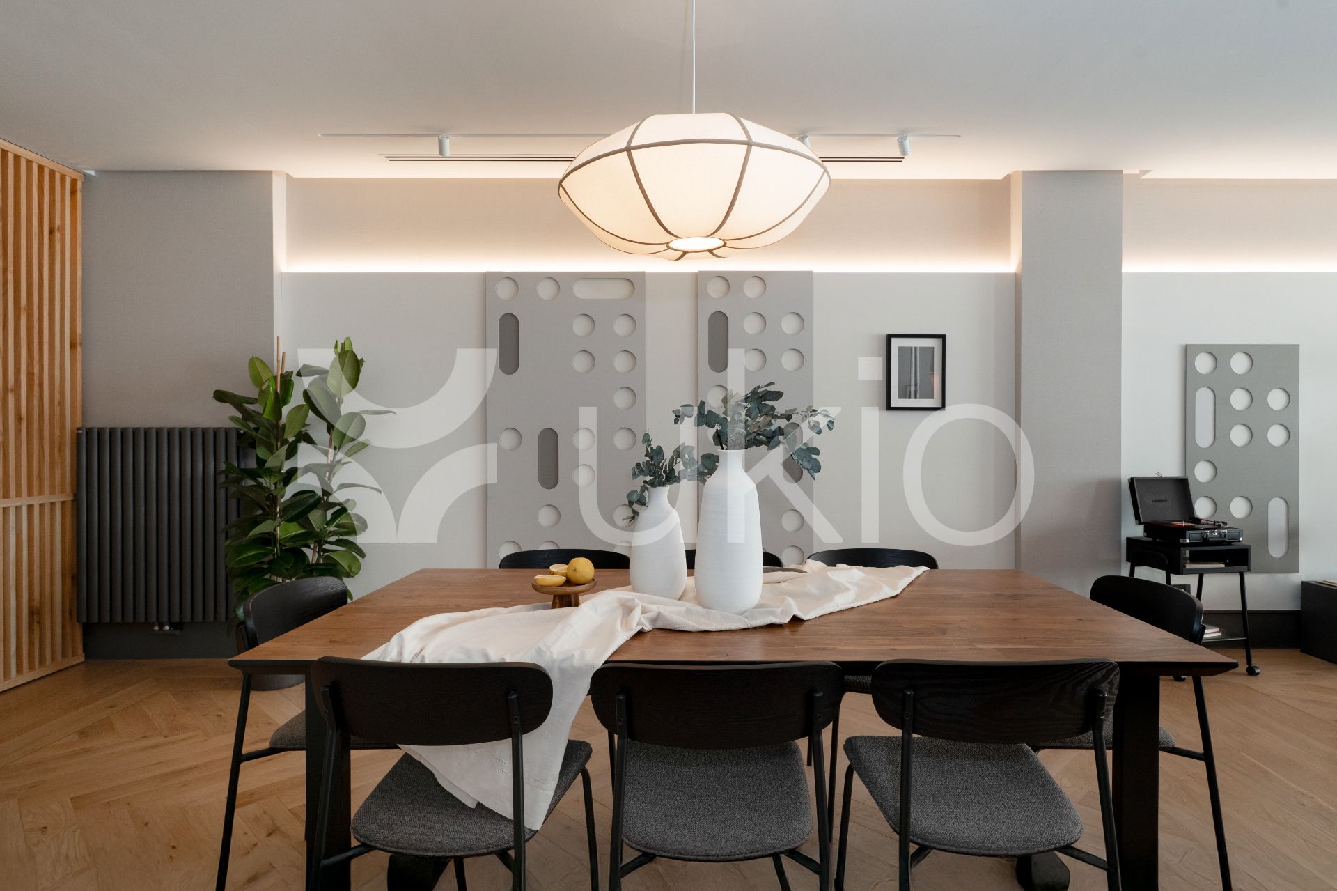 Dining room of Apartment to rent in  Madrid Capital  with Air Conditioner, Heating and Terrace