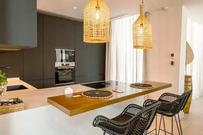 Kitchen of Houses for rent in Estepona  with Air Conditioner, Heating and Private garden