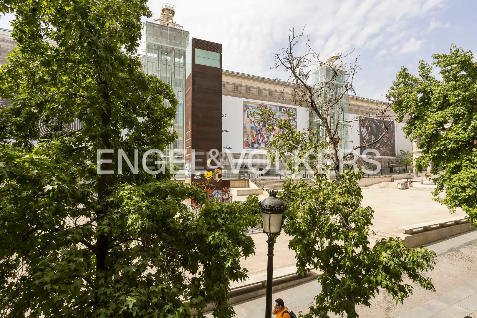 Vista exterior de Piso de alquiler en Madrid con Calefacción, Parquet y Amueblado