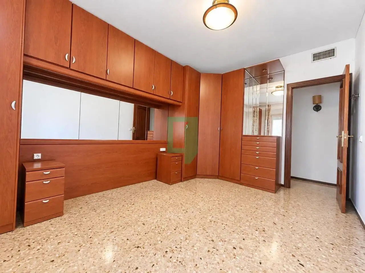 Bedroom of Flat for sale in Badalona  with Air Conditioner and Balcony