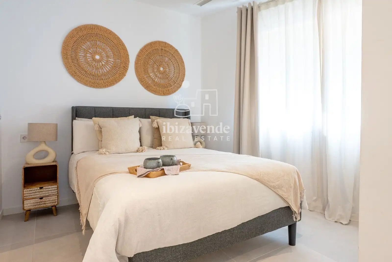 Bedroom of Flat for sale in Eivissa  with Air Conditioner, Heating and Terrace