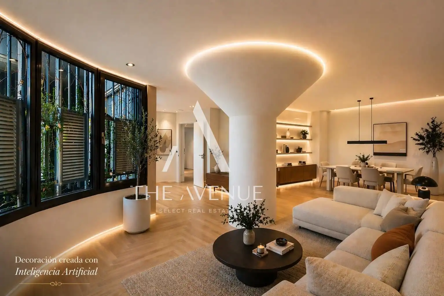 Sala de estar de Piso en venta en  Madrid Capital con Aire acondicionado, Jardín privado y Trastero