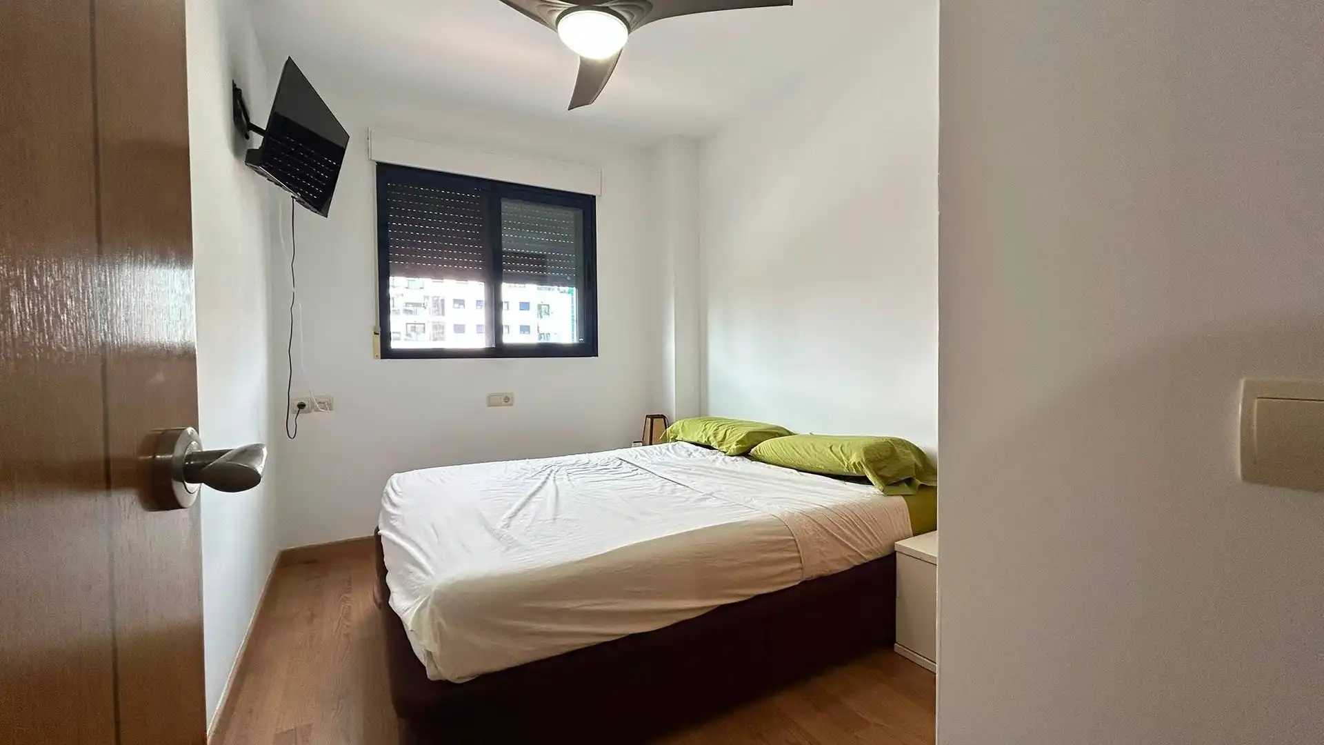 Schlafzimmer von Wohnungen zur Miete in La Pobla de Farnals mit Klimaanlage, Heizung und Terrasse