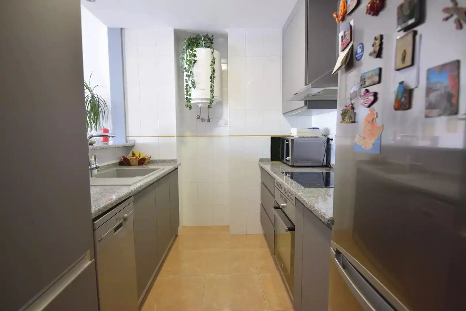 Kitchen of Flat for sale in Roses  with Heating, Terrace and Storage room