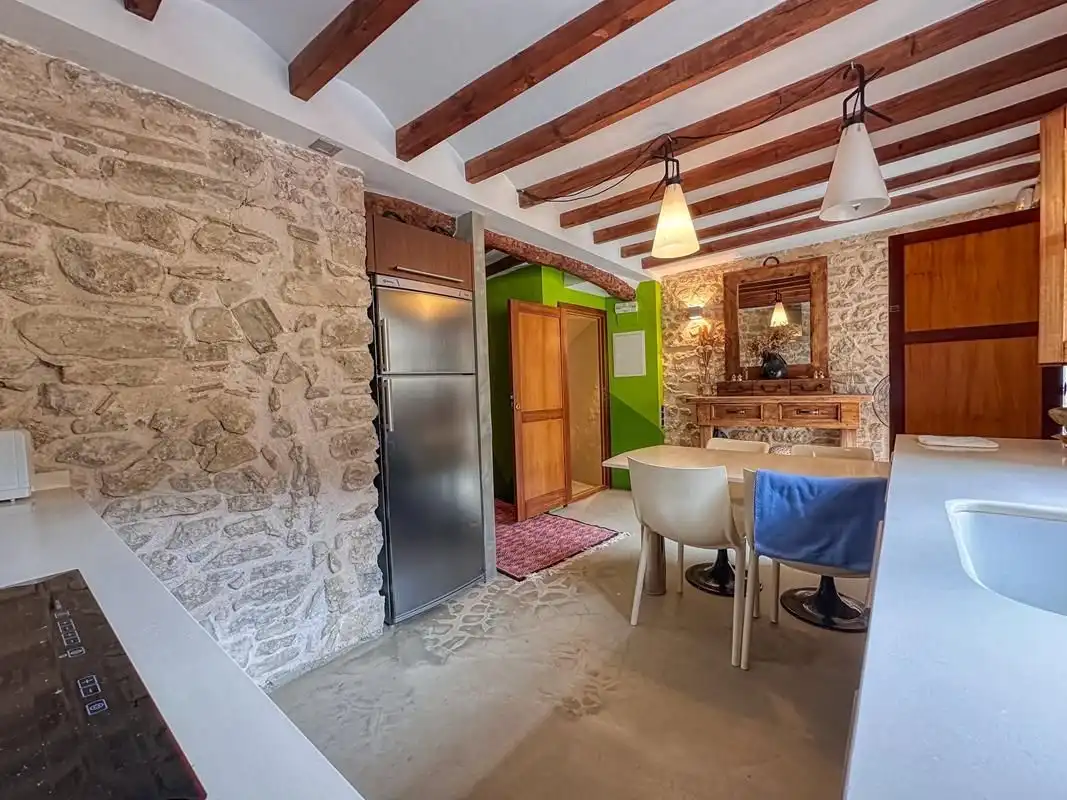 Cuina de Casa o xalet en venda en La Vall de Laguar amb Aire condicionat, Calefacció i Terrassa