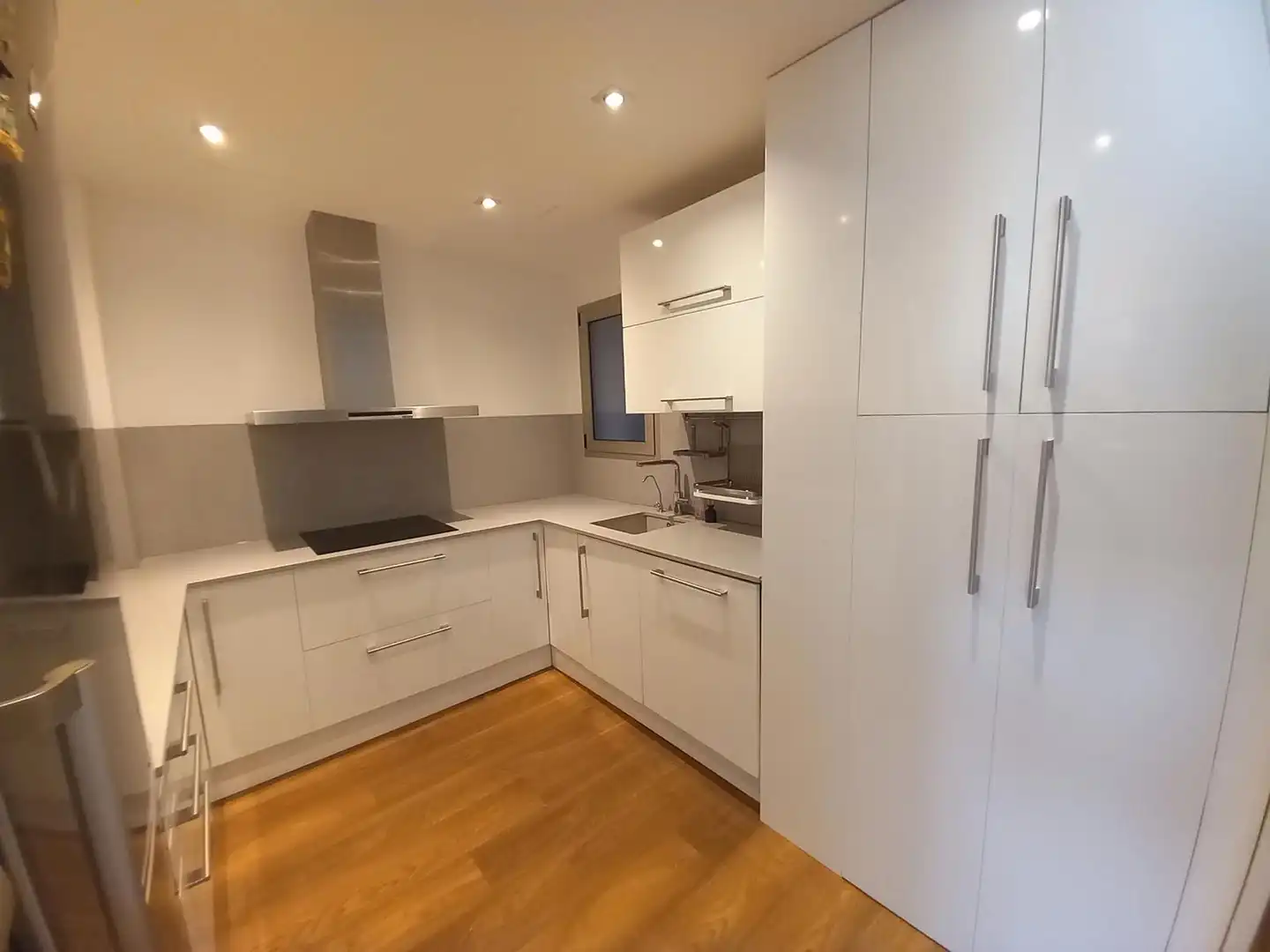 Küche von Wohnung zur Miete in Barcelona mit Klimaanlage, Heizung und Parkett