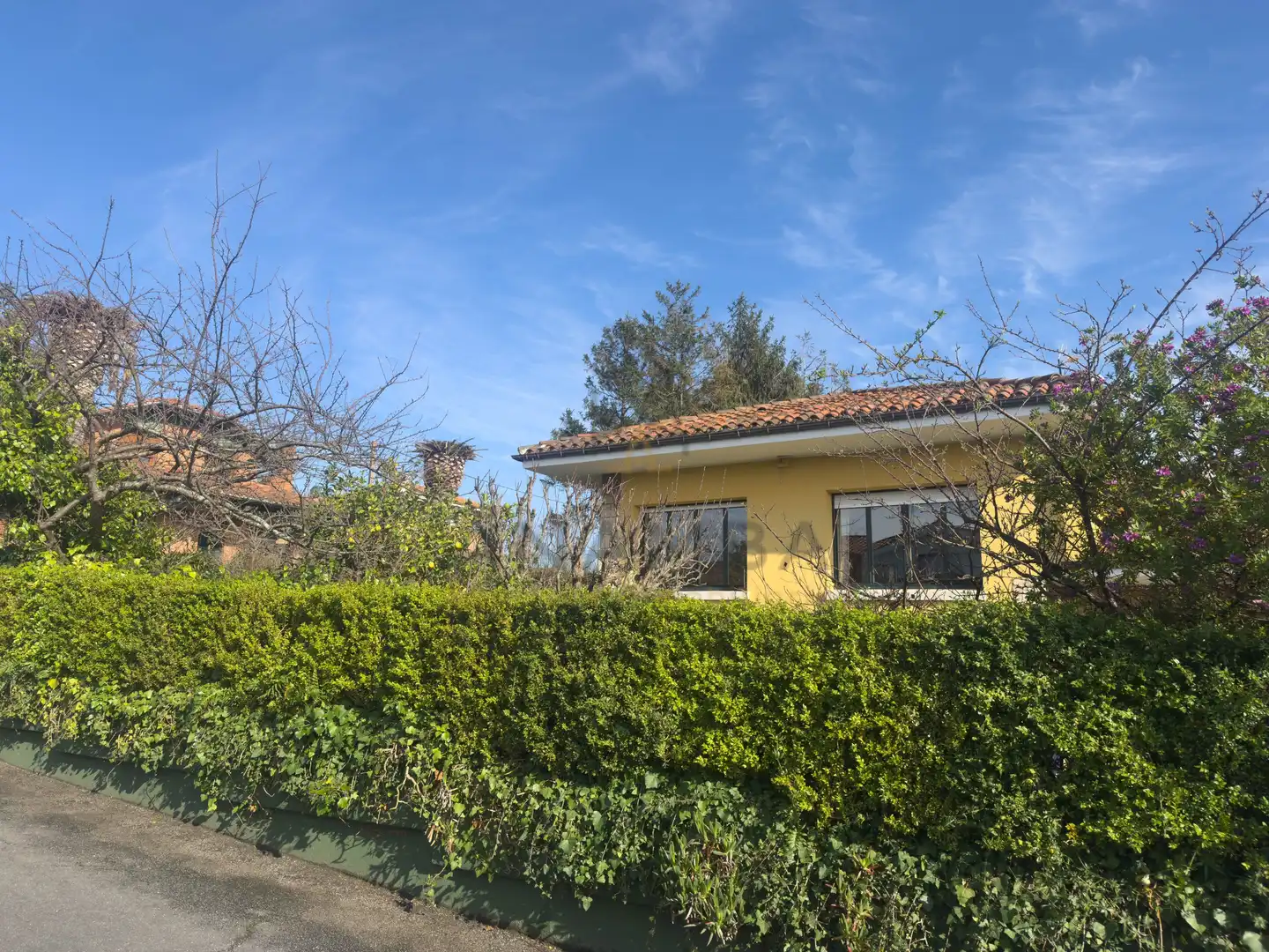 Vista exterior de Casa o xalet en venda en Gijón  amb Traster i Piscina