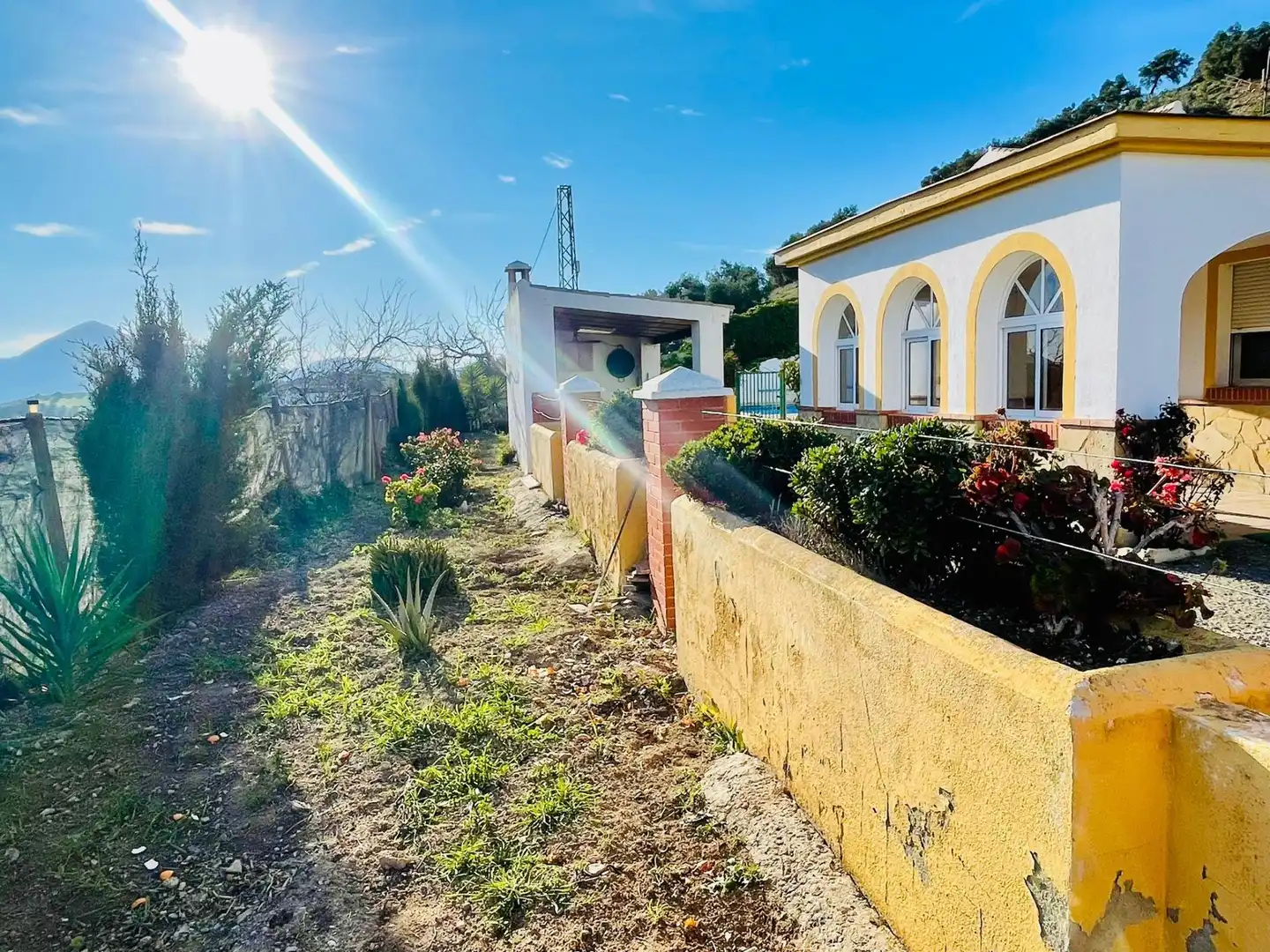 Vista exterior de Finca rústica en venta en Antequera con Jardín privado, Trastero y Piscina