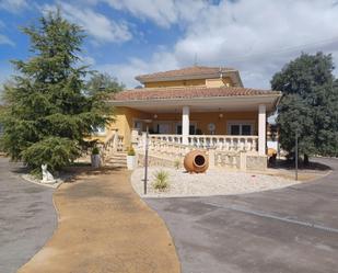 Exterior view of House or chalet for sale in Monóvar  / Monòver  with Air Conditioner, Heating and Private garden