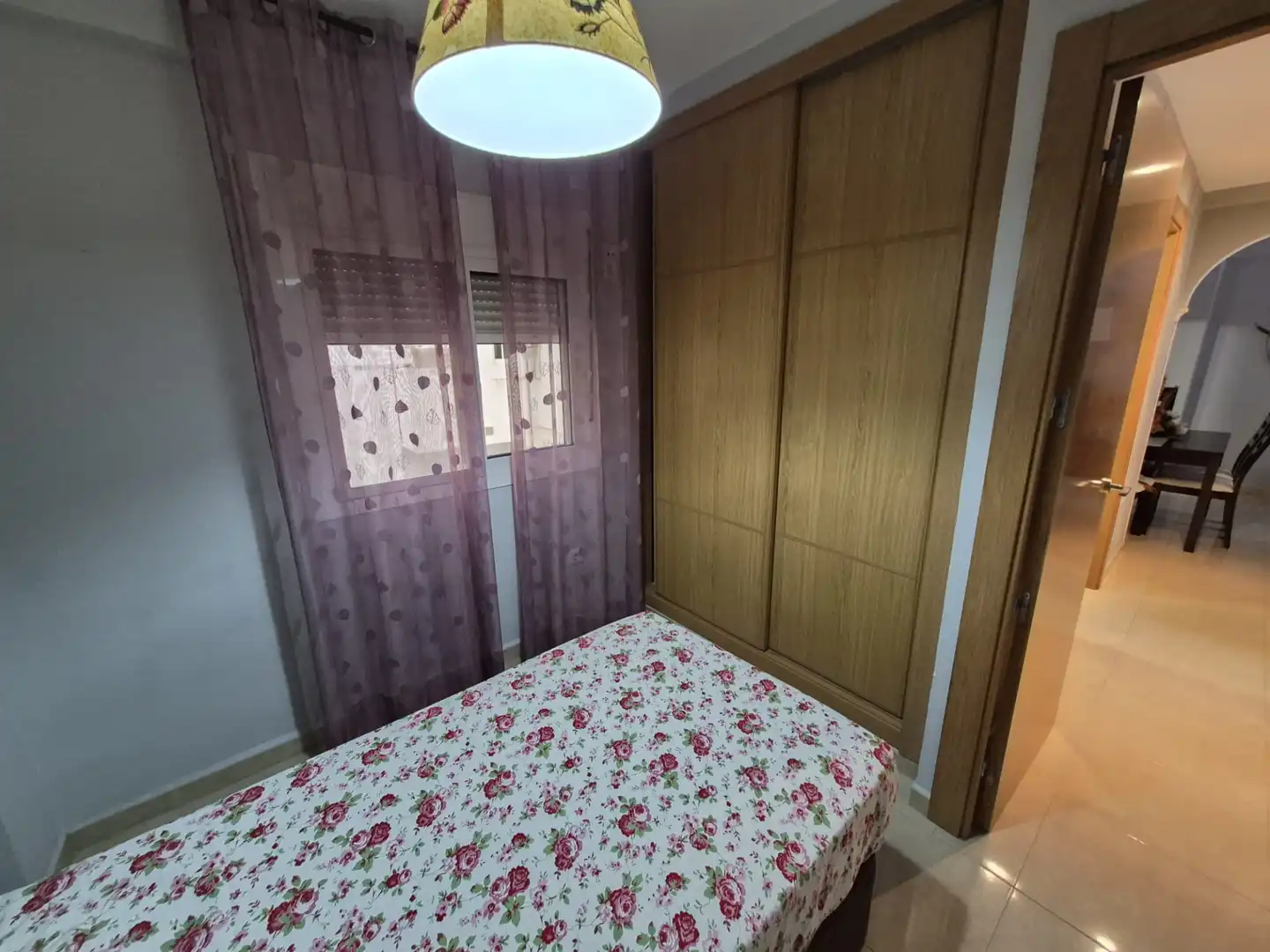 Schlafzimmer von Wohnung zur Miete in Málaga mit Klimaanlage und Möbliert