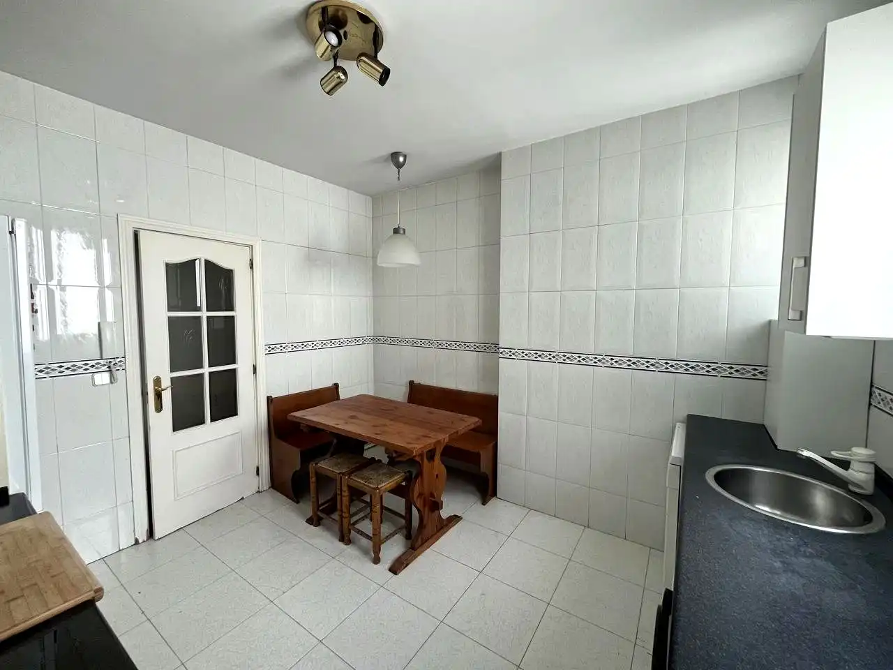 Cocina de Apartamento de alquiler en Madrid con Aire acondicionado, Calefacción y Parquet