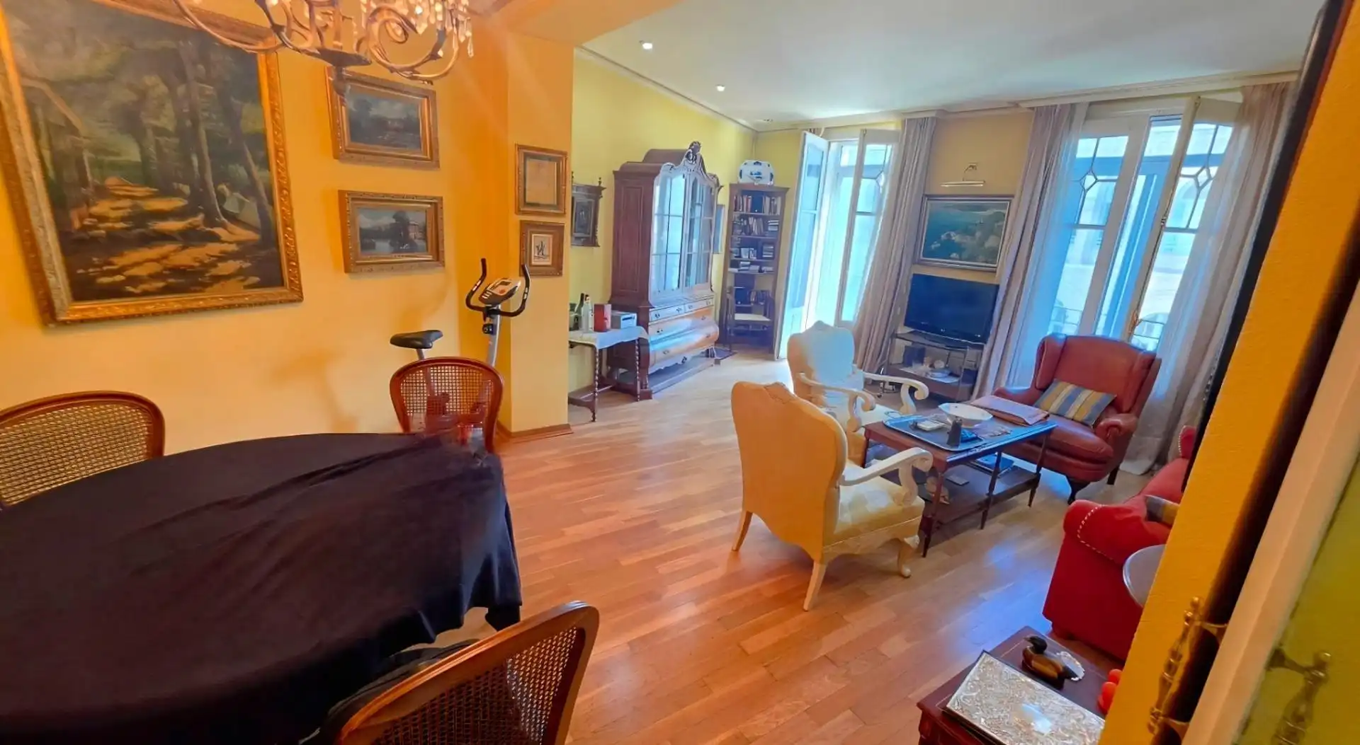 Sala de estar de Piso de alquiler en Zaragoza con Aire acondicionado, Calefacción y Parquet