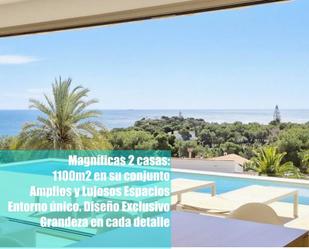 Exterior view of House or chalet for sale in Castelldefels  with Air Conditioner, Heating and Private garden