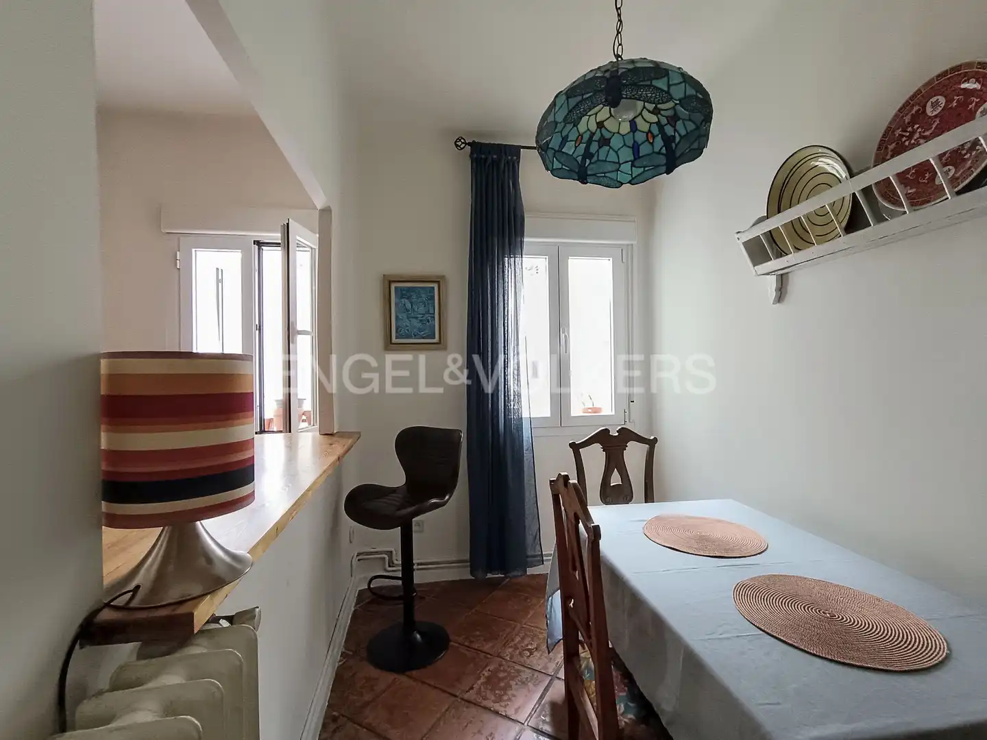 Dining room of Flat for rent in Madrid  with Air Conditioner, Heating and Furnished