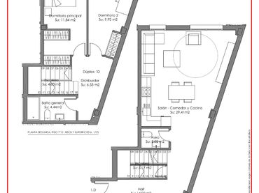 Duplex con balcone in vendita a Calle de Terreros