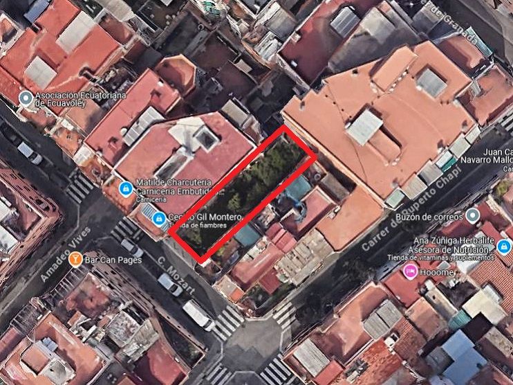 Vista exterior de Residencial en venda en Badalona