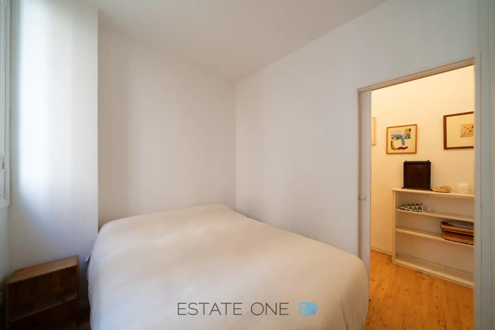 Bedroom of Office for rent in Madrid  with Air Conditioner, Heating and Balcony