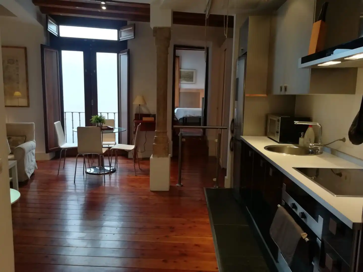 Cocina de Dúplex en venta en Toledo con Aire acondicionado, Parquet y Amueblado