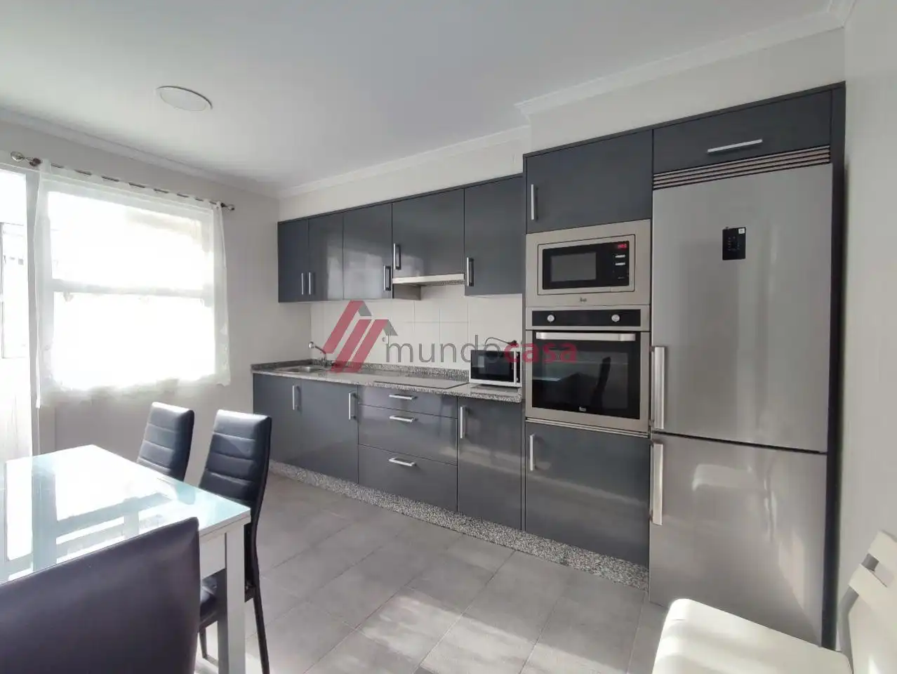 Kitchen of Flat for rent in Ferrol  with Furnished