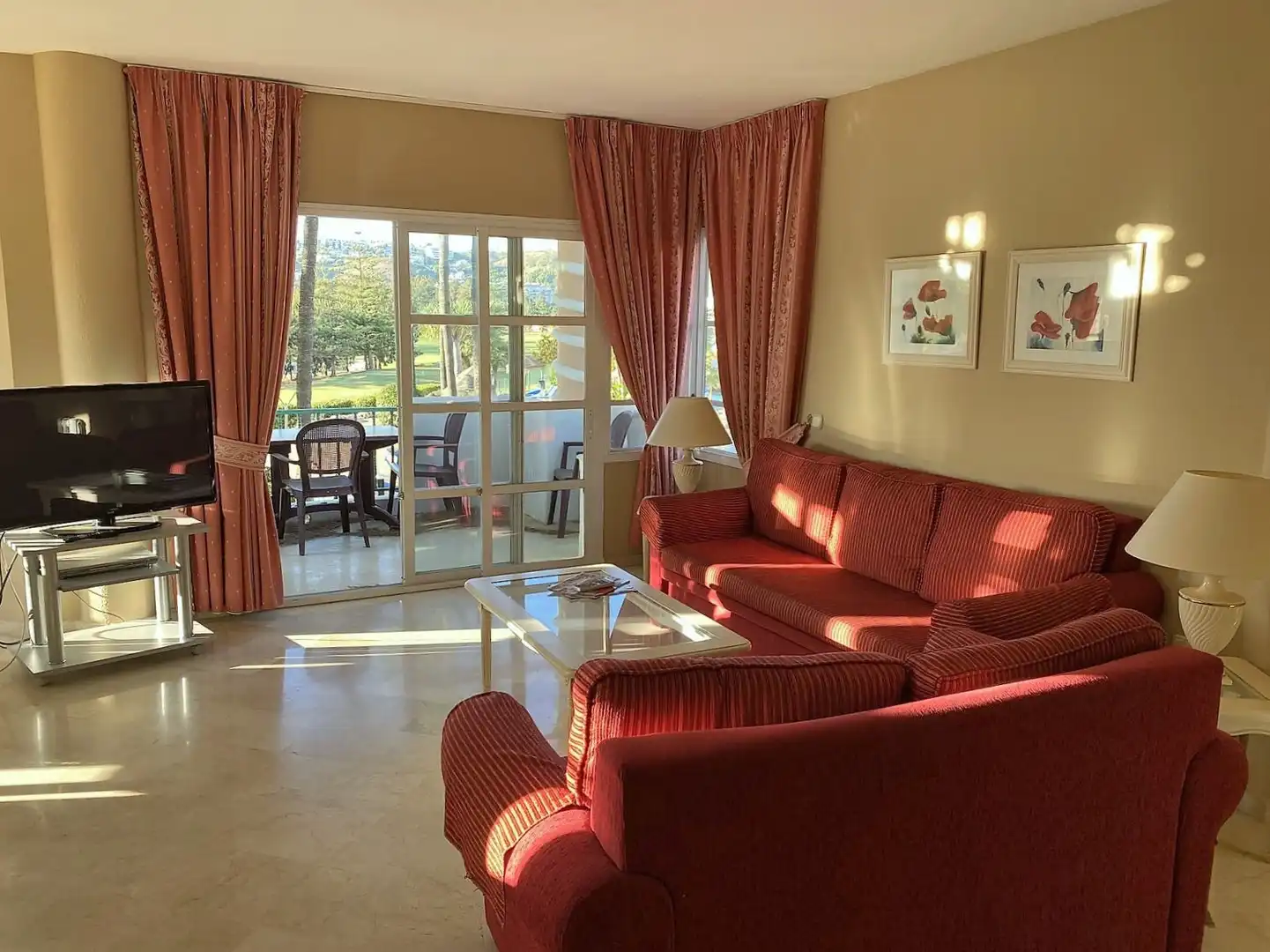 Sala de estar de Apartamento en venta en Mijas con Aire acondicionado, Terraza y Internet