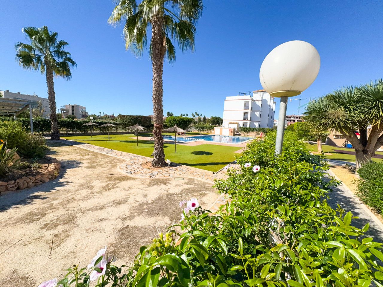 Swimming pool of Apartment for sale in Orihuela  with Heating, Private garden and Terrace
