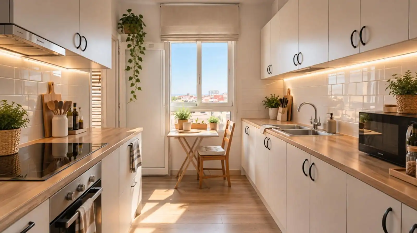 Cocina de Ático en venta en Barcelona con Amueblado