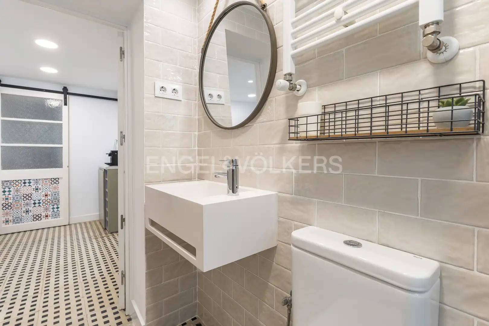Bany de Apartament de lloguer en Caldes d'Estrac amb Calefacció, Jardí privat i Terrassa