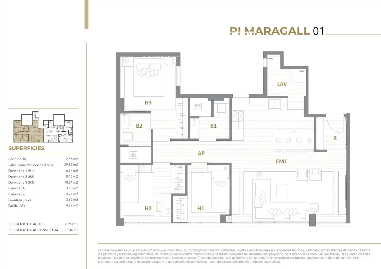 Piso en venta en Barcelona con Aire acondicionado, Calefacción y Parquet