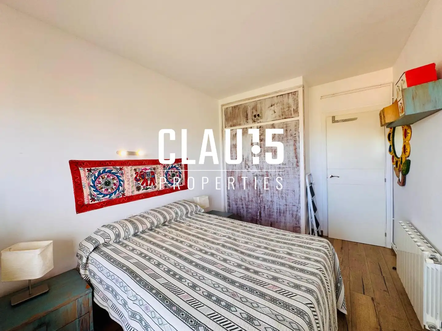 Bedroom of Flat for sale in Blanes  with Heating, Parquet flooring and Balcony