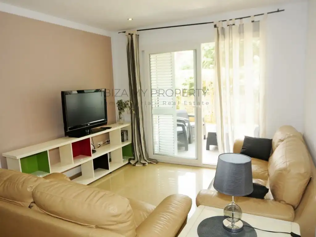 Sala de estar de Apartamento de alquiler en Eivissa con Amueblado, Horno y Lavadora