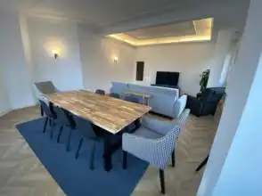 Comedor de Piso de alquiler en Gijón  con Calefacción, Parquet y Amueblado