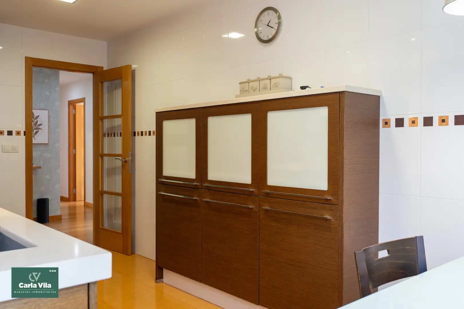 Cuina de Pis de lloguer en Lugo amb Calefacció, Parquet i Traster