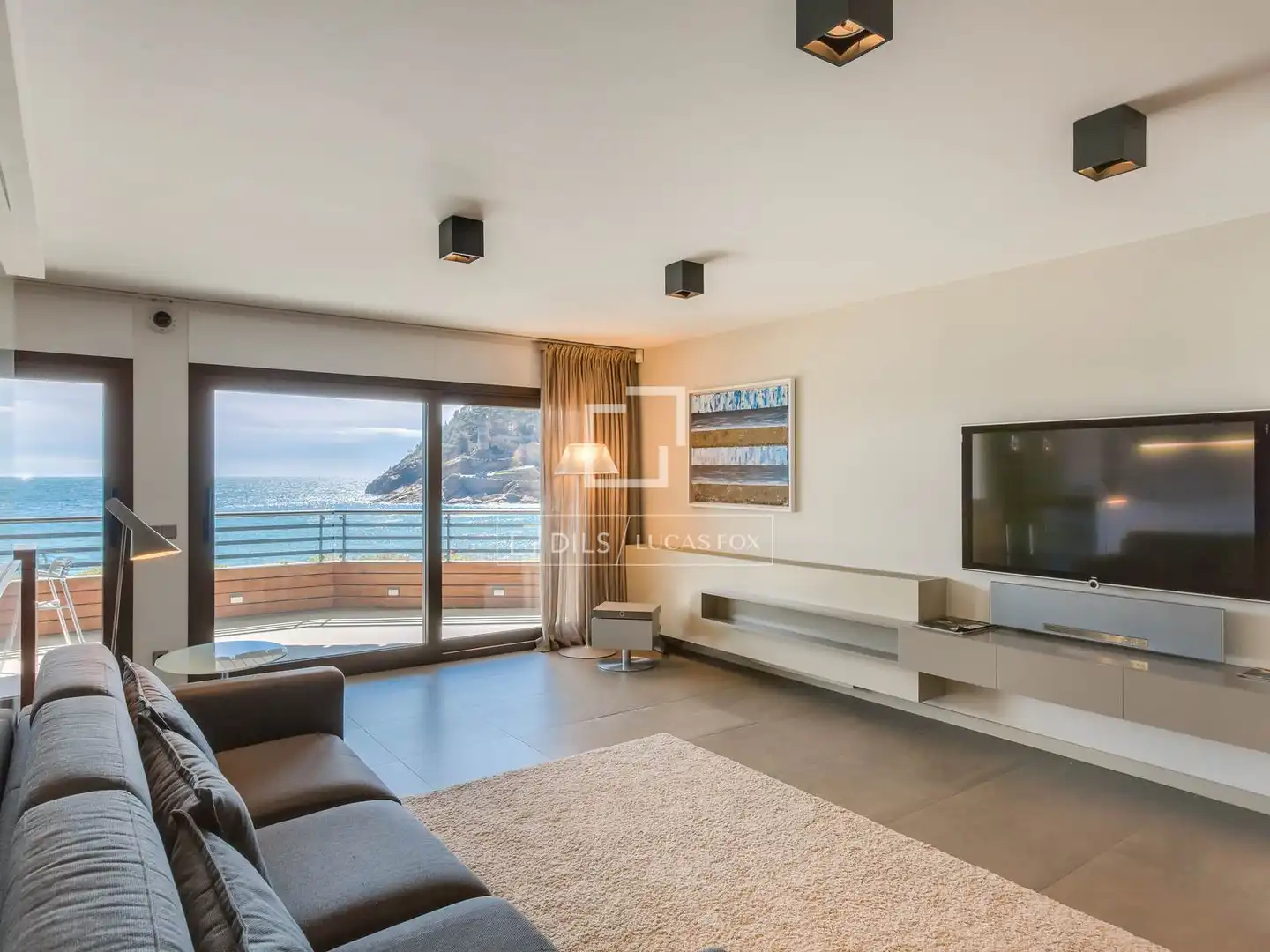 Sala de estar de Piso en venta en Tossa de Mar con Aire acondicionado, Terraza y Trastero