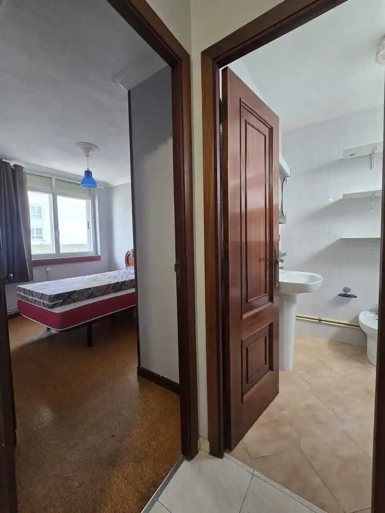 Bedroom of Flat for sale in Ferrol  with Heating, Terrace and Storage room