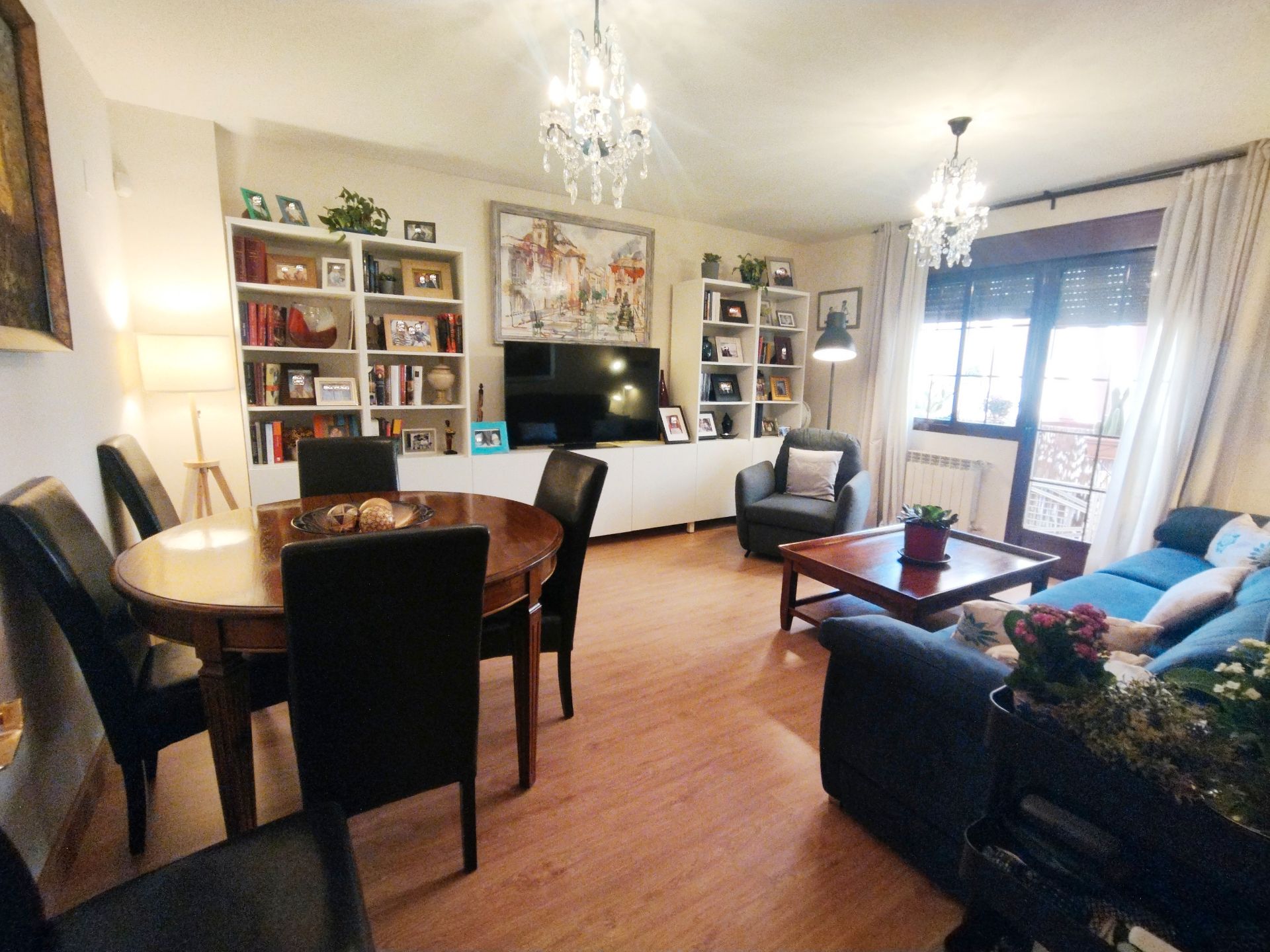 Living room of Flat for sale in  Jaén Capital  with Air Conditioner, Heating and Oven