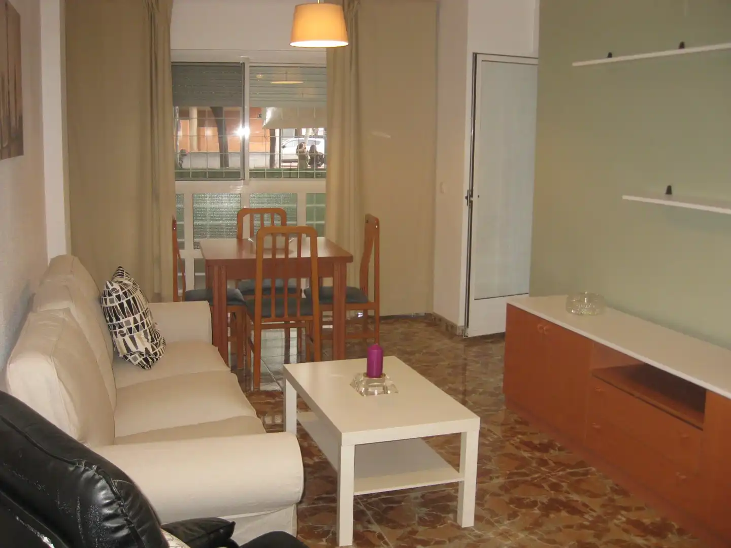 Sala d'estar de Pis de lloguer en Murcia amb Traster, Moblat i Rentadora